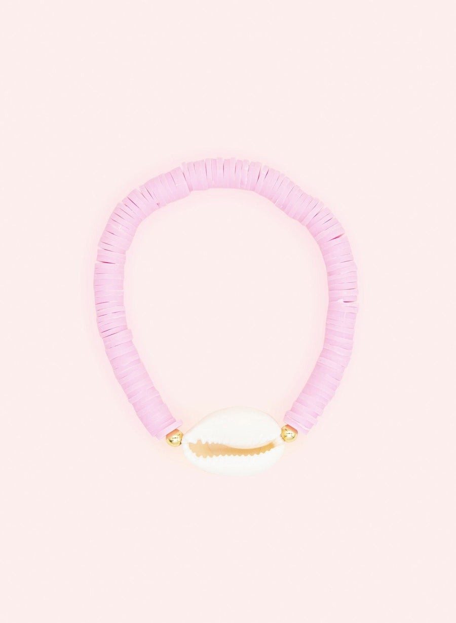 Shell Pearl Bracelet • Light Pink