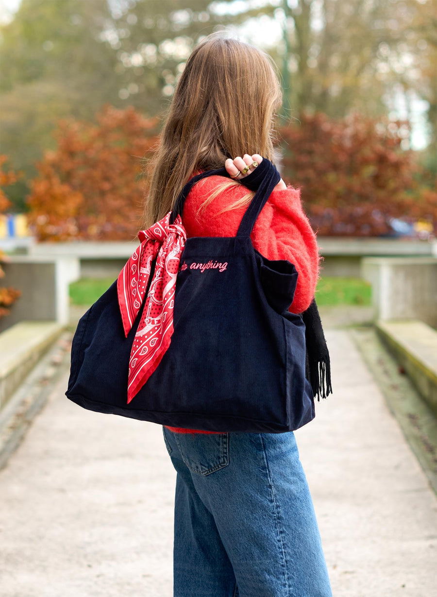 Tote Bag • Middernachtblauw fluweel