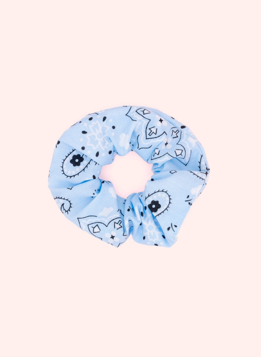 Scrunchie • Bandana bleu ciel