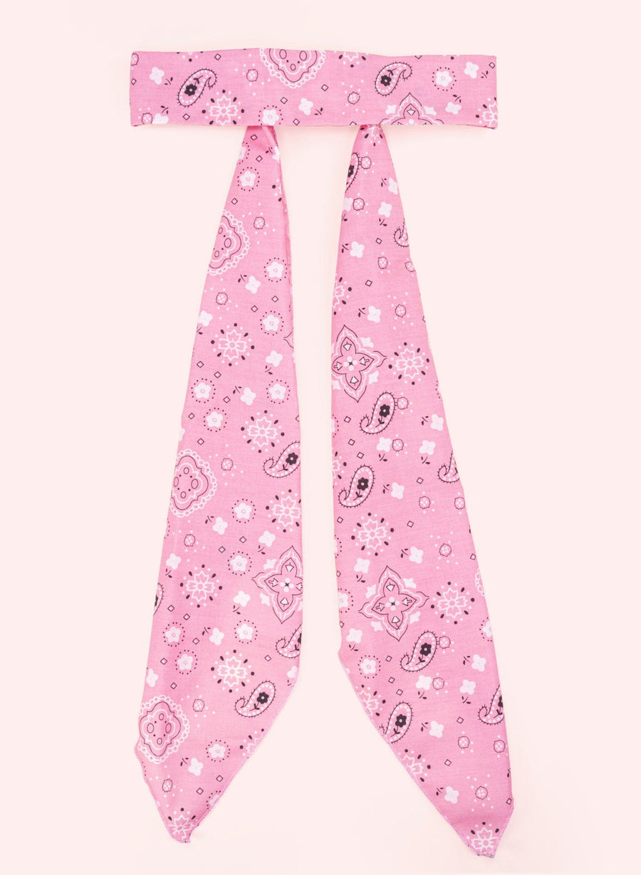 Headband • Pink Bandana