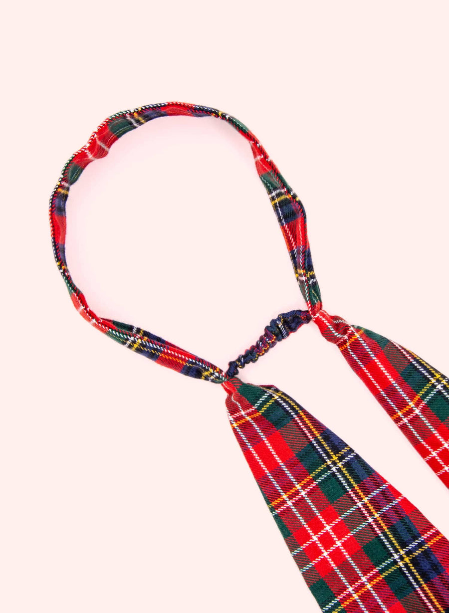 Headband • Red Tartan