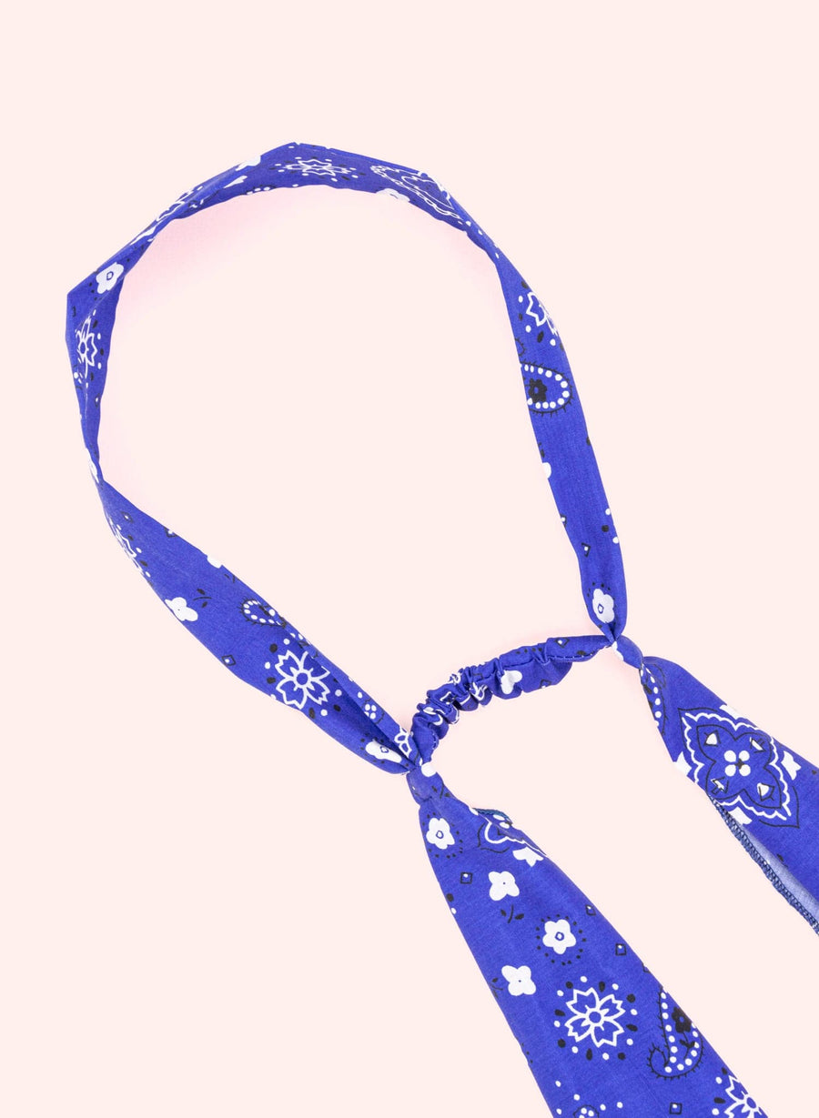 Headband • Royal Blue Bandana