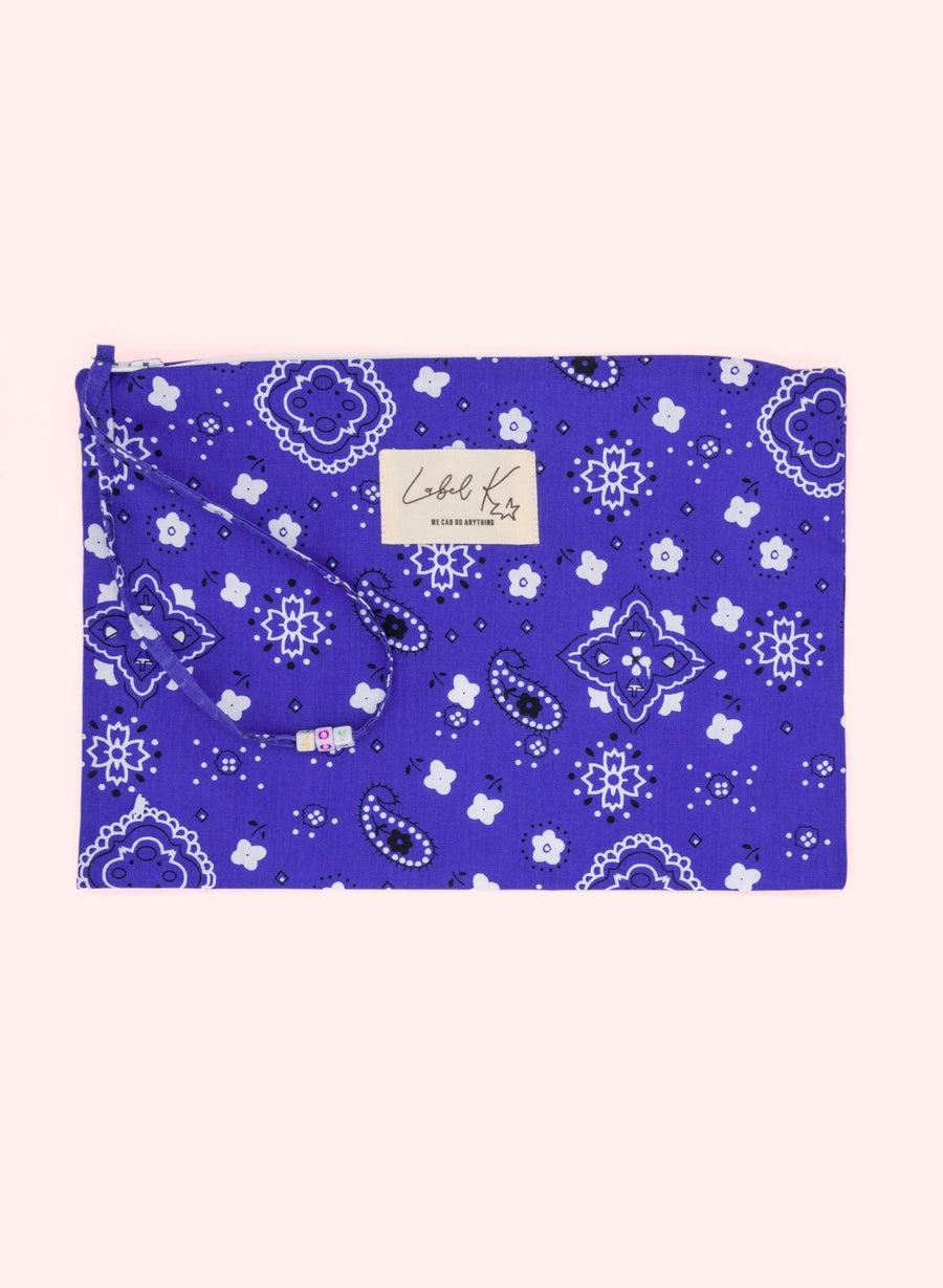 Pouch • Royal Blue Bandana