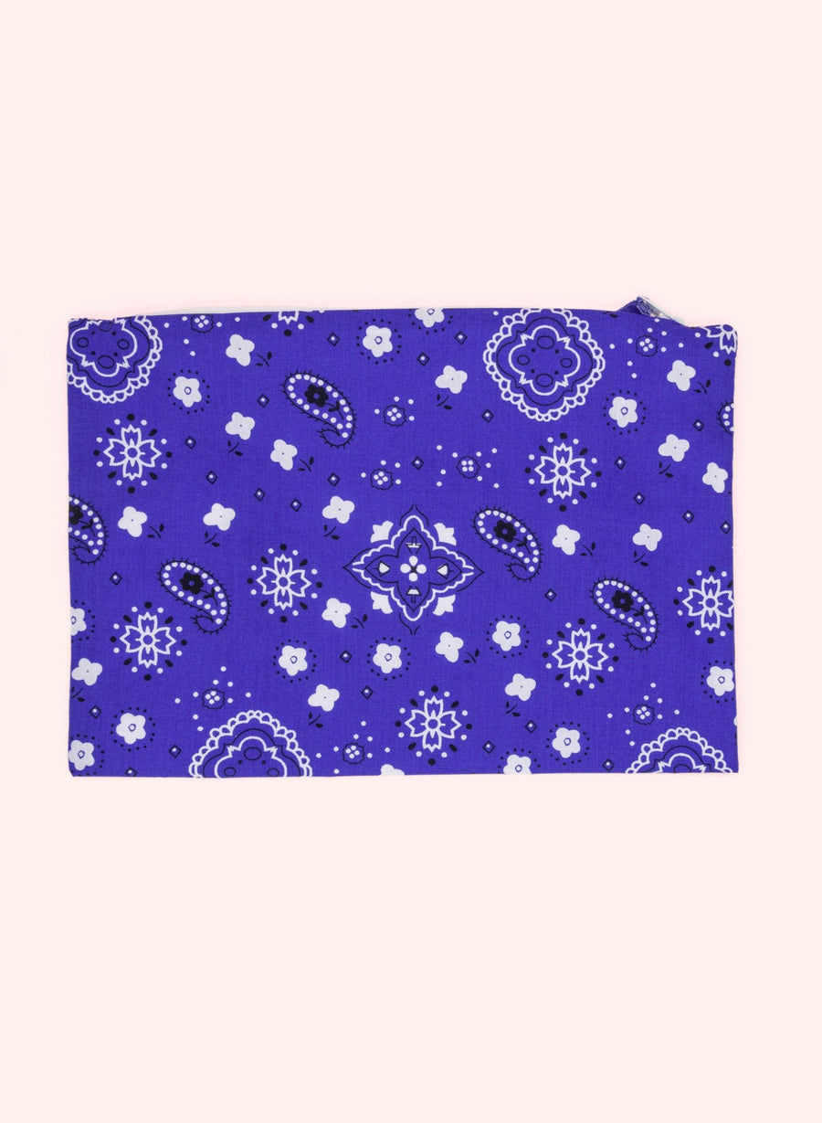 Pouch • Royal Blue Bandana